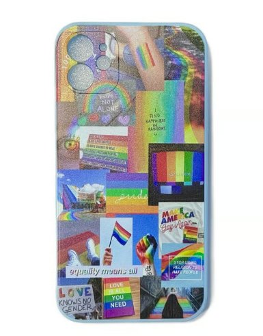Shein Carcasa tpu para IPhone 12 pro max Diseño LGBT Pride - Quierox - Tienda Online
