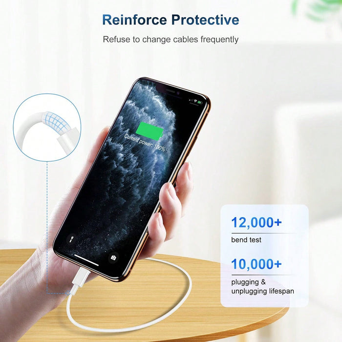 Shein Cargador rápido para iPhone, Cable de carga iPhone de 2 m USB C a Lightning - Quierox - Tienda Online