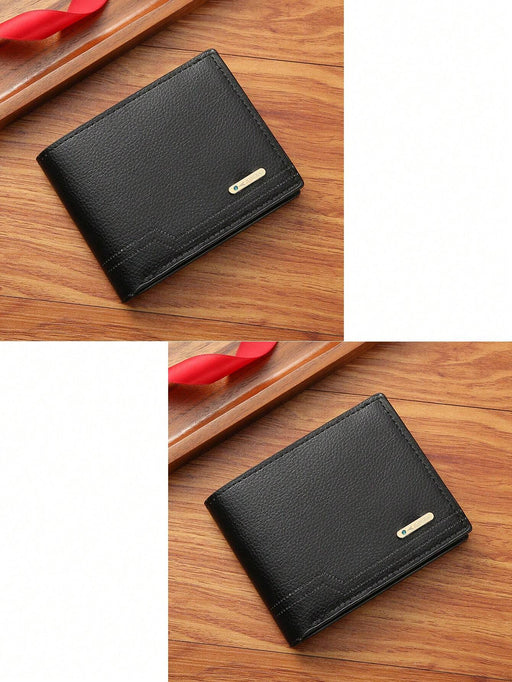 Shein Cartera de piel sintética para hombre, gran capacidad y múltiples ranuras para tarjetas - Quierox - Tienda Online