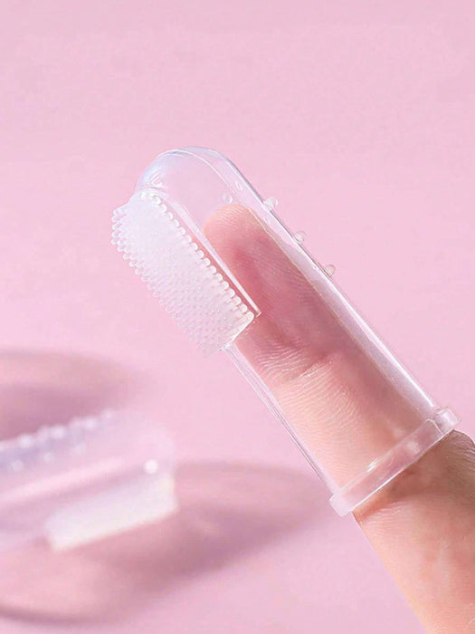 Shein Cepillo de dientes de dedo para mascotas, para cachorros y gatos - Quierox - Tienda Online