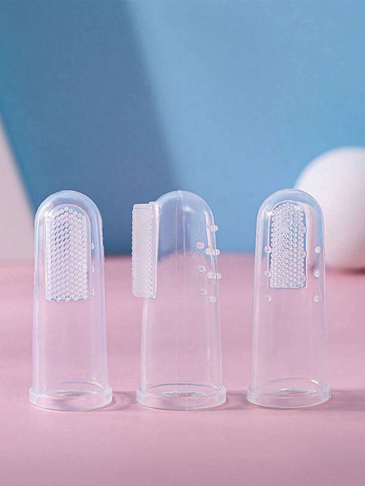 Shein Cepillo de dientes de dedo para mascotas, para cachorros y gatos - Quierox - Tienda Online