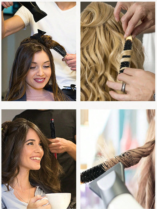 SHEIN Cepillo de madera mini voluminizador de raíces - Quierox - Tienda Online