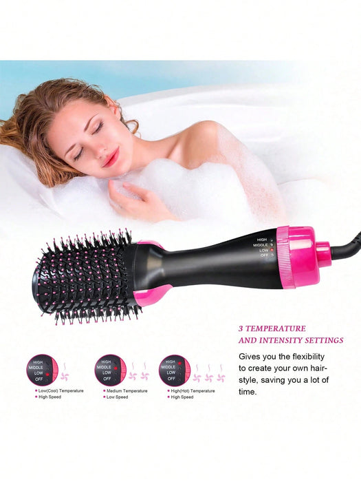 Shein Cepillo secador de pelo 3 en 1, set de cepillo de aire caliente - Quierox - Tienda Online