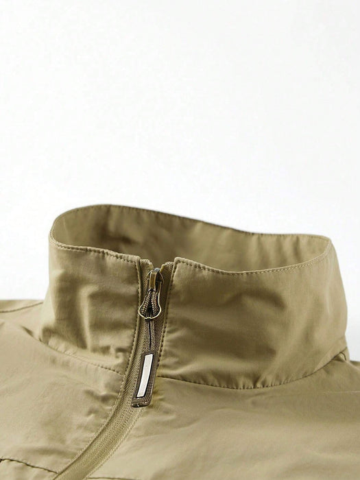 SHEIN Chaleco unisex sin mangas, de color liso, con múltiples bolsillos, estilo casual - Quierox - Tienda Online
