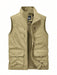 SHEIN Chaleco unisex sin mangas, de color liso, con múltiples bolsillos, estilo casual - Quierox - Tienda Online