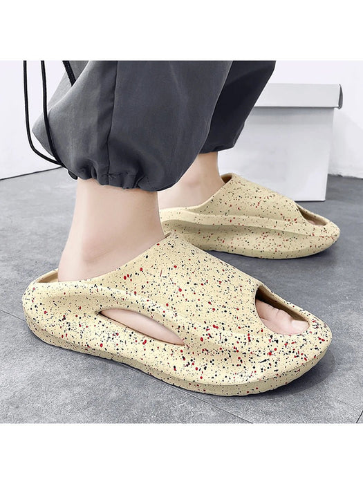Shein Chanclas casuales de verano para hombre con diseño de EVA pintadas - Quierox - Tienda Online
