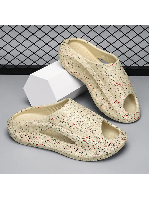 Shein Chanclas casuales de verano para hombre con diseño de EVA pintadas - Quierox - Tienda Online