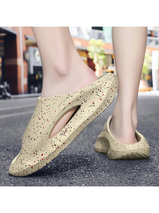 Shein Chanclas casuales de verano para hombre con diseño de EVA pintadas - Quierox - Tienda Online