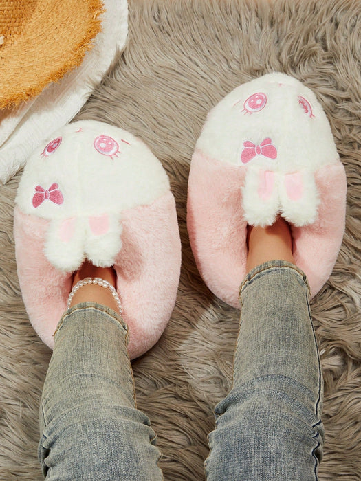 SHEIN Chanclas de casa dulce Zapatos todo conejo rosado - Quierox - Tienda Online
