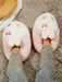 SHEIN Chanclas de casa dulce Zapatos todo conejo rosado - Quierox - Tienda Online