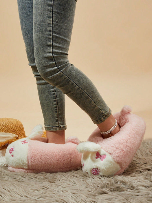 SHEIN Chanclas de casa dulce Zapatos todo conejo rosado - Quierox - Tienda Online