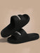 Shein Chanclas de moda todo a juego para hombres con letra negra, hechas de material EVA grueso - Quierox - Tienda Online