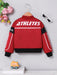 SHEIN Chaqueta bomber para chica joven, con estampado de letras en bloques de color - Quierox - Tienda Online