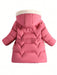 SHEIN Chaqueta infantil para niñas, abrigo grueso y elegante de largo medio con forro - Quierox - Tienda Online