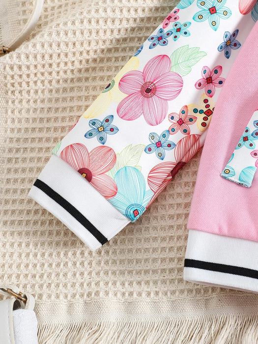 Shein Chaqueta universitaria y pantalones deportivos con mangas raglán - Quierox - Tienda Online