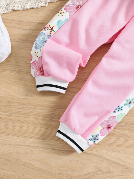 Shein Chaqueta universitaria y pantalones deportivos con mangas raglán - Quierox - Tienda Online