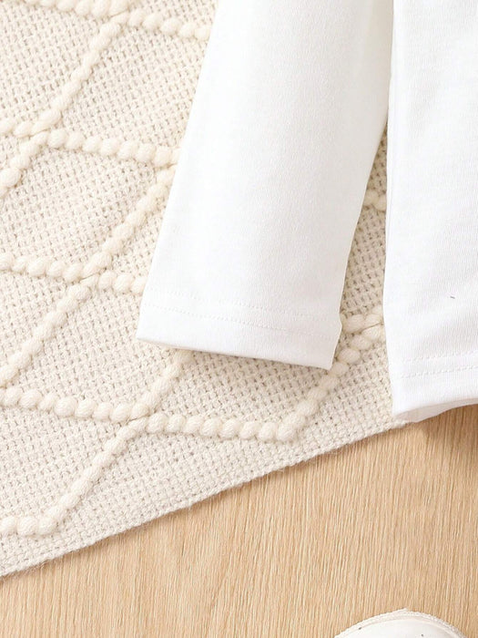 SHEIN Chica Joven con estampado de letra Camiseta - Quierox - Tienda Online