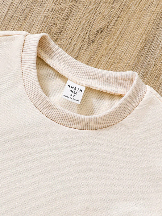 SHEIN Chica Joven Sudadera con estampado de letra - Quierox - Tienda Online