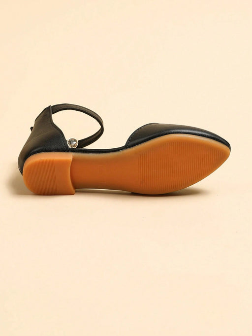 SHEIN Chicas Zapatillas con tira tobillera con diseño de hebilla cierre de gancho - Quierox - Tienda Online