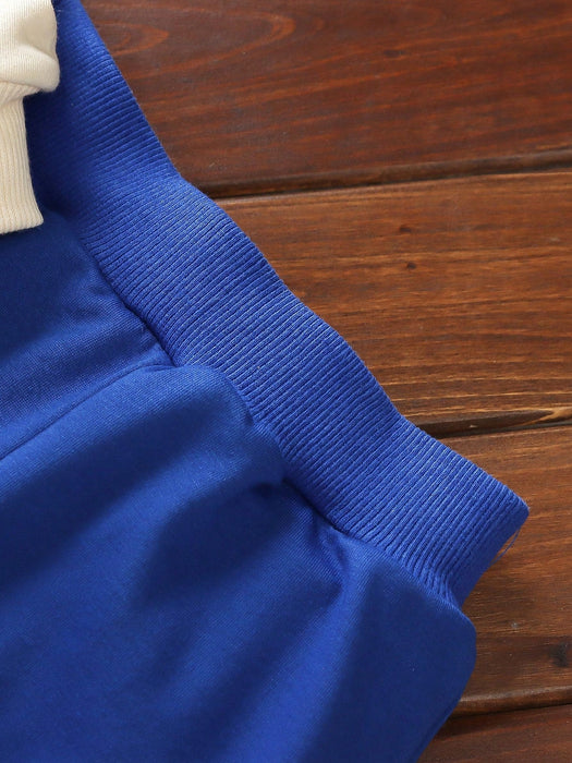 SHEIN Chico joven con bordado de oso con parche con capucha Cazadora con pantalones deportivos & Camiseta - Quierox - Tienda Online