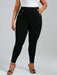 SHEIN Chikora Pantalones Delgados Ajustados Con Perlas Para Tallas Grandes - Quierox - Tienda Online