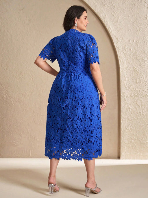 SHEIN Chikora Vestido de verano para mujer de tallas grandes, elegante vestido de trabajo - Quierox - Tienda Online