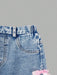 SHEIN ChillGRL Conjunto de 2 piezas para preadolescentes: camiseta con lazo y jeans - Quierox - Tienda Online
