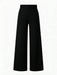 SHEIN Chiquease Pantalones largos sencillos de unicolor para mujer - Quierox - Tienda Online