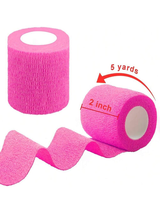 Shein Cinta autoadhesiva de tela no tejida rosa para tatuajes - Quierox - Tienda Online