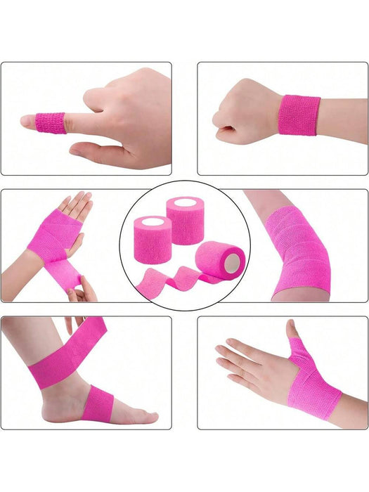 Shein Cinta autoadhesiva de tela no tejida rosa para tatuajes - Quierox - Tienda Online