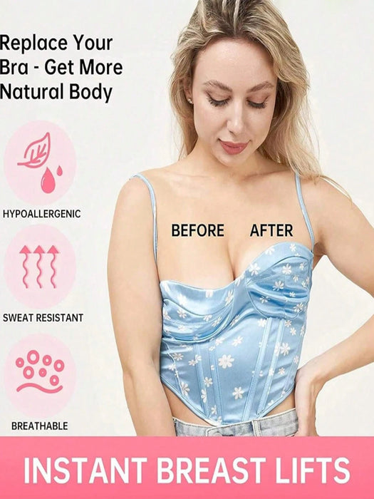 Shein Cinta invisible para levantar el pecho (rollo de 5 m), tejido elástico transpirable, autoadhesiva - Quierox - Tienda Online