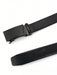 SHEIN Cinturón negro liso y clásico de negocios con hebilla automática de PU para hombres - Quierox - Tienda Online