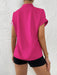 SHEIN Clasi Camicia floreale ea righe con botón - Quierox - Tienda Online