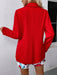 SHEIN Clasi Chaqueta informal de verano de color liso con shorts estampados de flores para mujer - Quierox - Tienda Online
