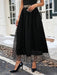 SHEIN Clasi Falda midi elegante de mujer con lunares de colores y malla, maxi de otoño - Quierox - Tienda Online