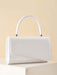 SHEIN Clutch de moda para mujer, de color liso, con decoración metálica y cierre de solapa - Quierox - Tienda Online