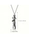 SHEIN Collar con colgante de pareja de estilo punk con diseño de amantes - Quierox - Tienda Online