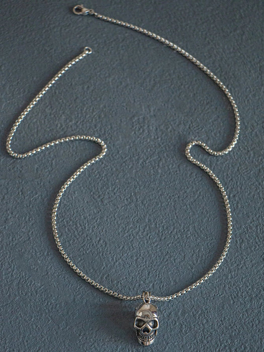 Shein Collar con dije de calavera para hombre - Quierox - Tienda Online