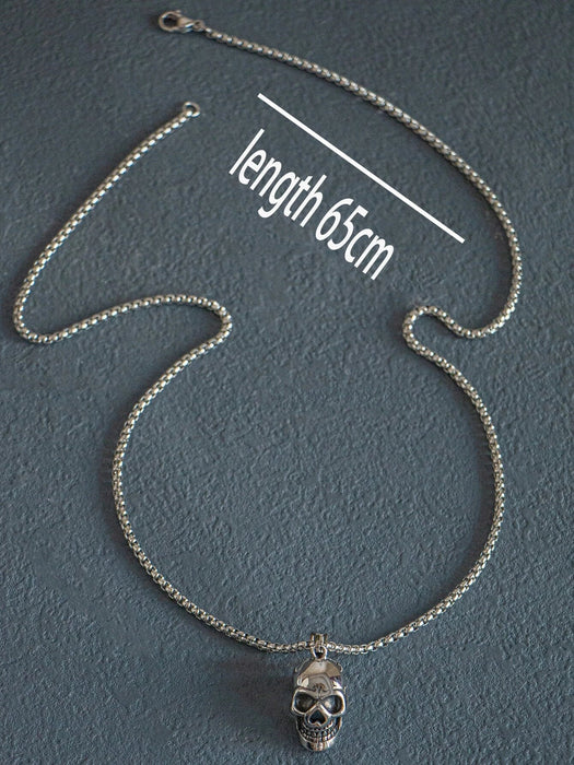 Shein Collar con dije de calavera para hombre - Quierox - Tienda Online