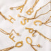 SHEIN Collar de acero con letra a la moda para mujer - Quierox - Tienda Online