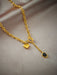 Shein collar de acero inoxidable con diseño único y de moda con un colgante en forma de corazón - Quierox - Tienda Online