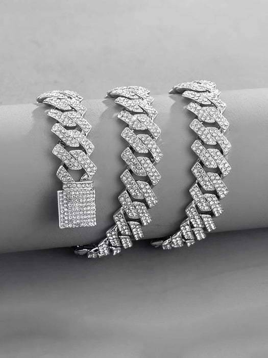 Shein Collar de cadena con diamantes de imitación - Quierox - Tienda Online