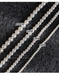 SHEIN Collar de cadena con hebilla redonda magnética de perlas blancas de imitación - Quierox - Tienda Online