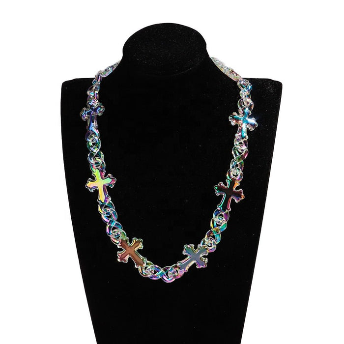 SHEIN Collar de cadena de joyería Hip Hop para fiestas - Quierox - Tienda Online