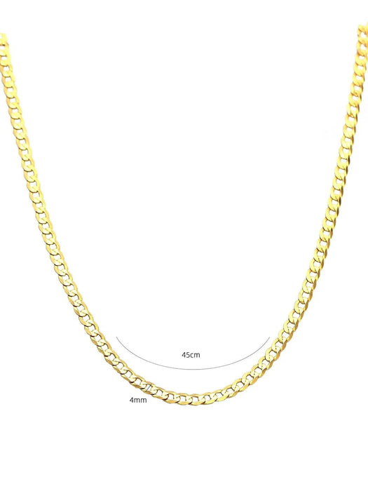 SHEIN Collar de cadena minimalista plata esterlina - Quierox - Tienda Online