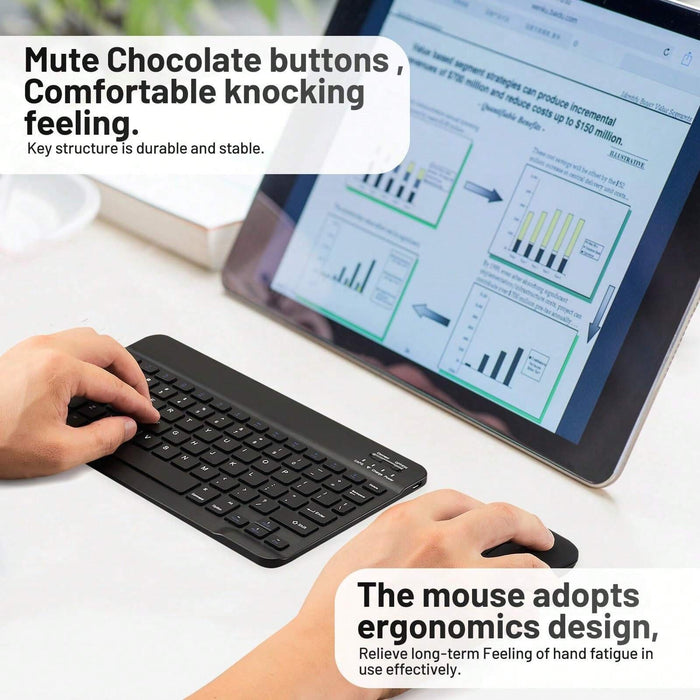 SHEIN Combo de teclado y ratón inalámbricos Bluetooth - Quierox - Tienda Online