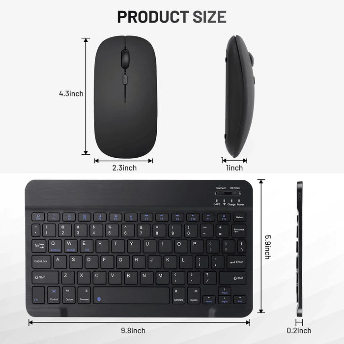 SHEIN Combo de teclado y ratón inalámbricos Bluetooth - Quierox - Tienda Online