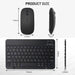 SHEIN Combo de teclado y ratón inalámbricos Bluetooth - Quierox - Tienda Online
