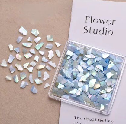 Shein Concha de joyería para uñas, piezas de concha para uñas ultrafinas, 1 pieza - Quierox - Tienda Online