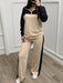 SHEIN Conjunto casual con top holgado y pantalón de pierna ancha para mujer - Quierox - Tienda Online